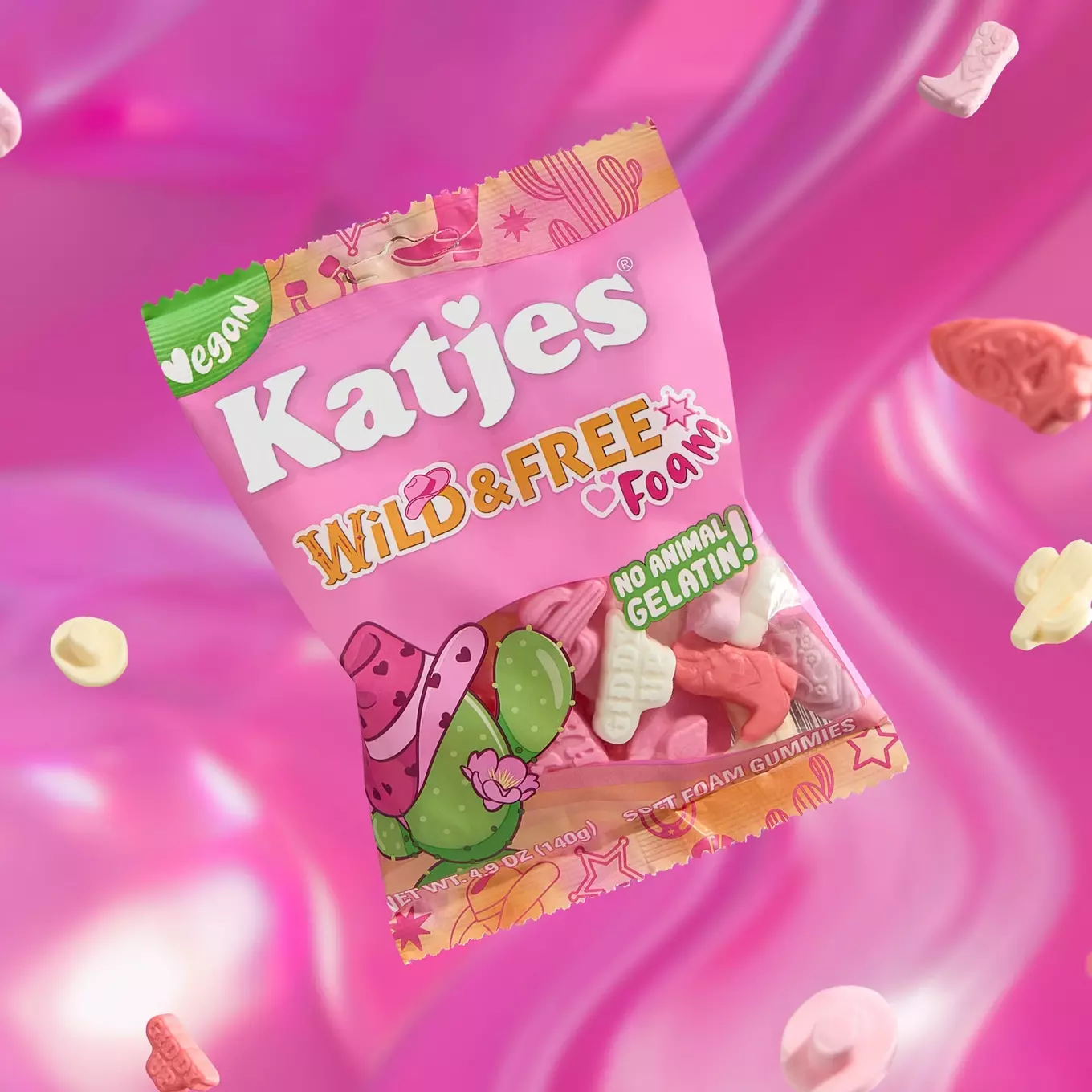 Katjes soft foam vegan gummies