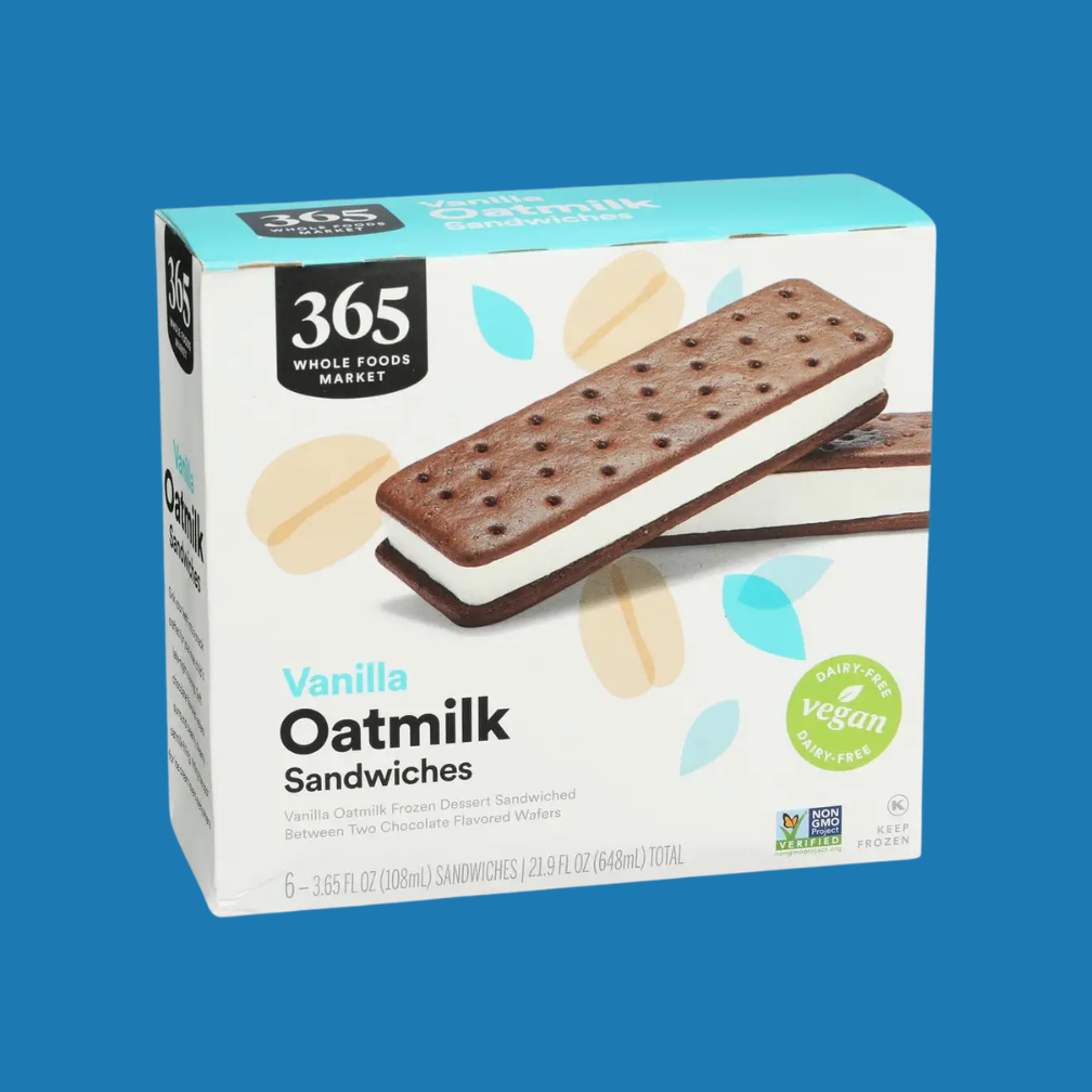 365 Whole Foods ice cream sandwiches