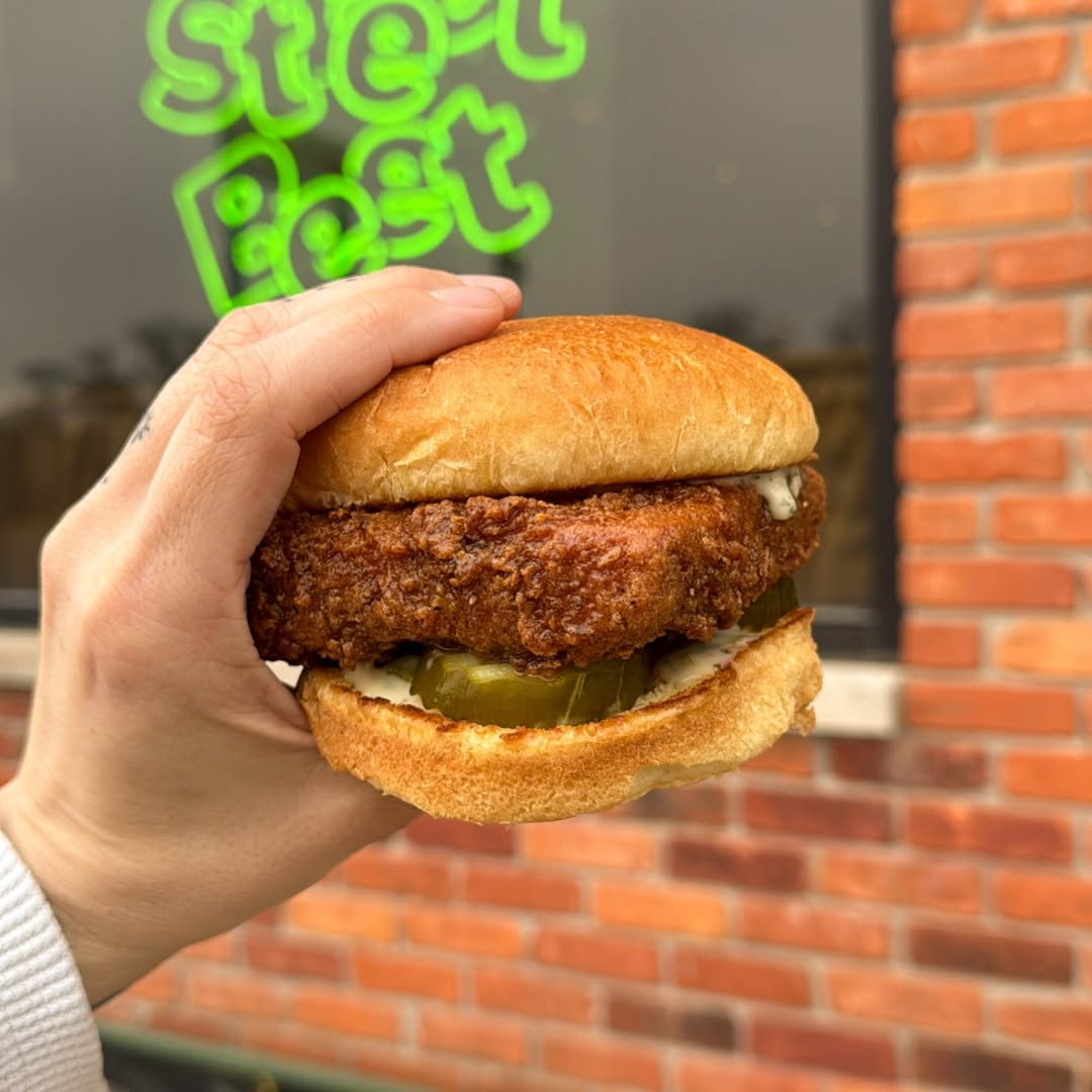  Street Beet Chicken Sandwich