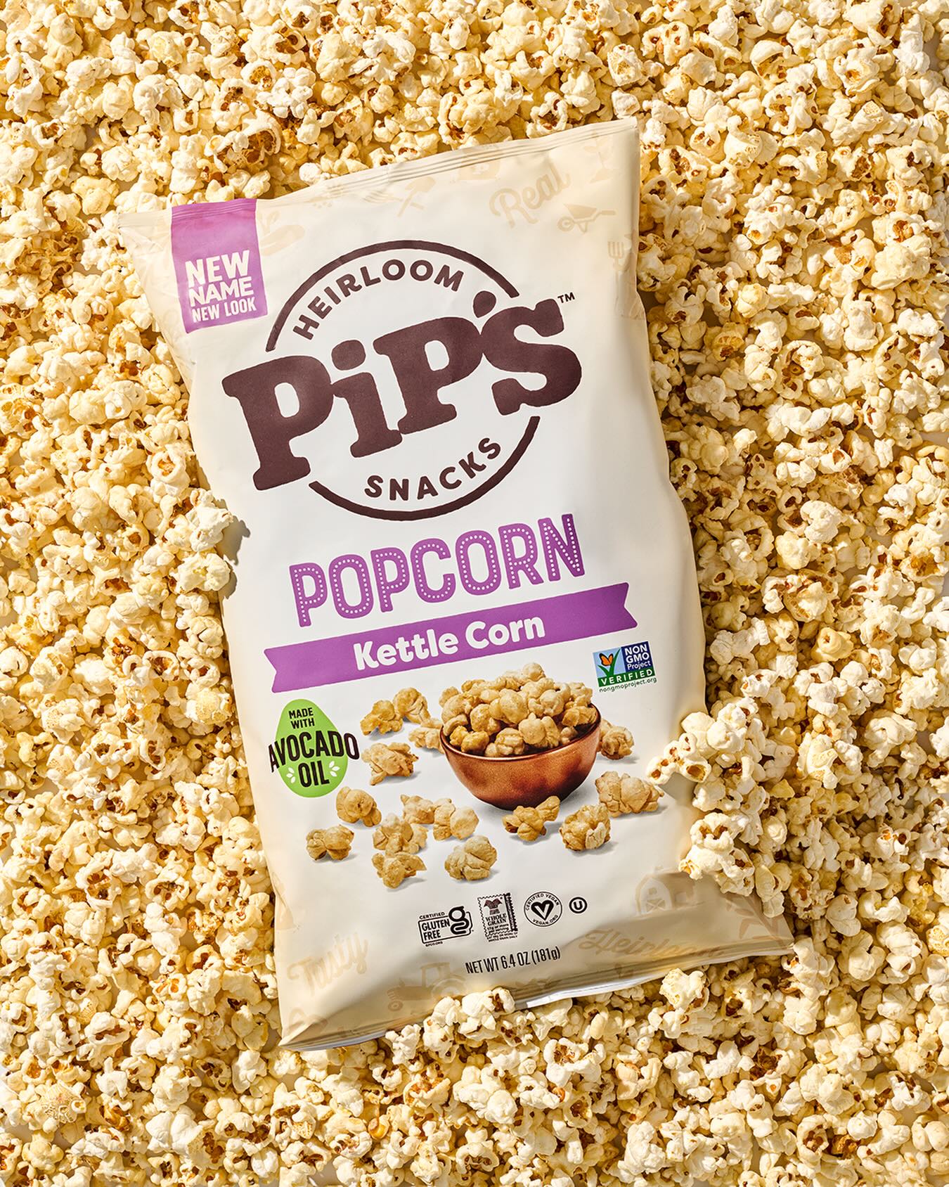 Pip's Snacks popcorn