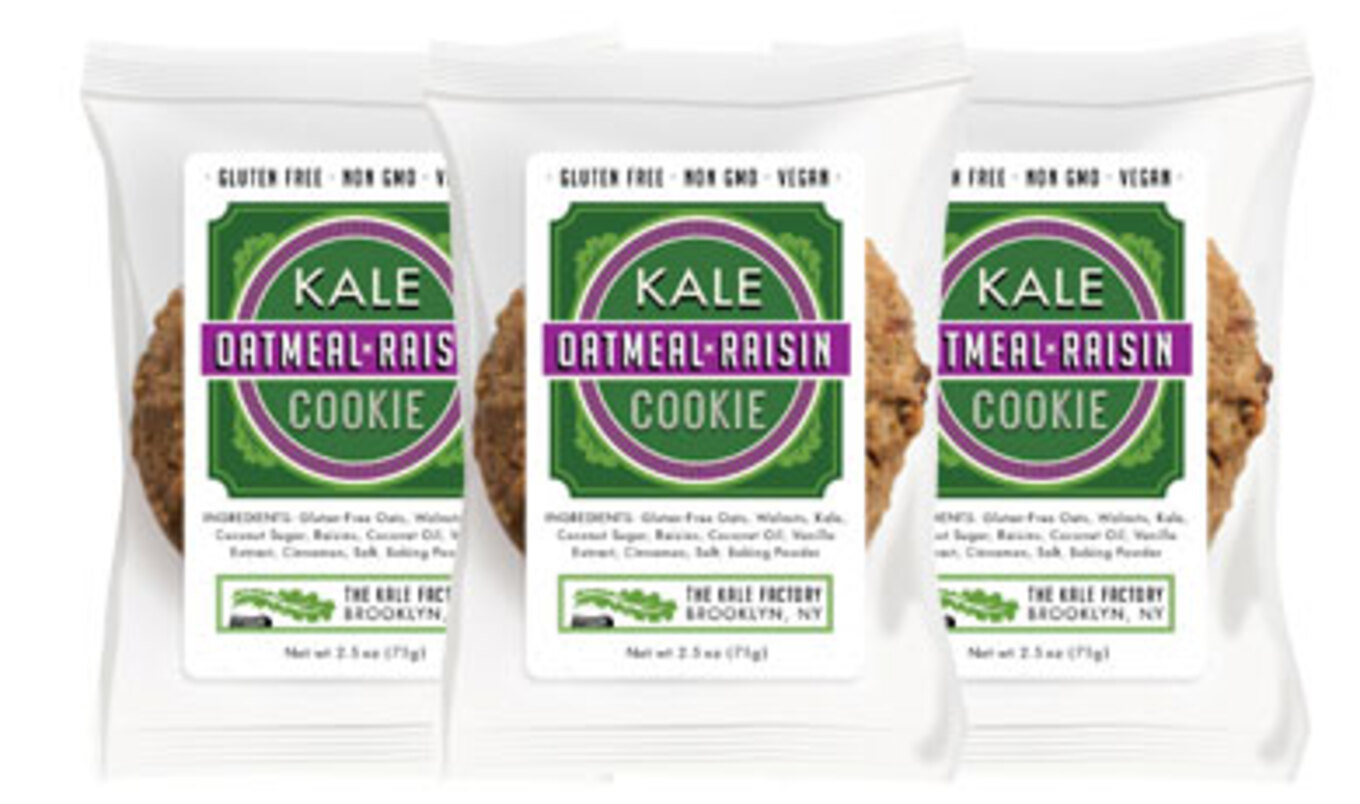 Kale Oatmeal Raisin Cookie