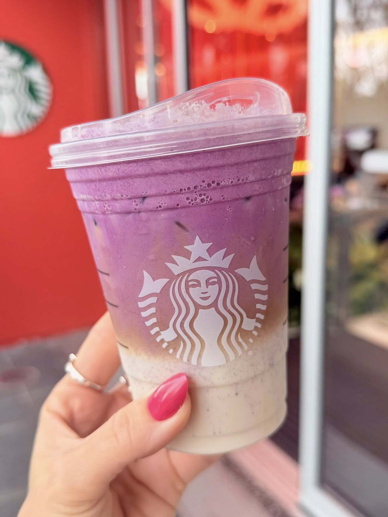 Iced Ube Coconut Macchiato