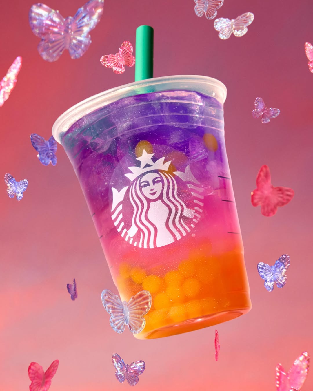 Tropical Butterfly Lemonade Refresher