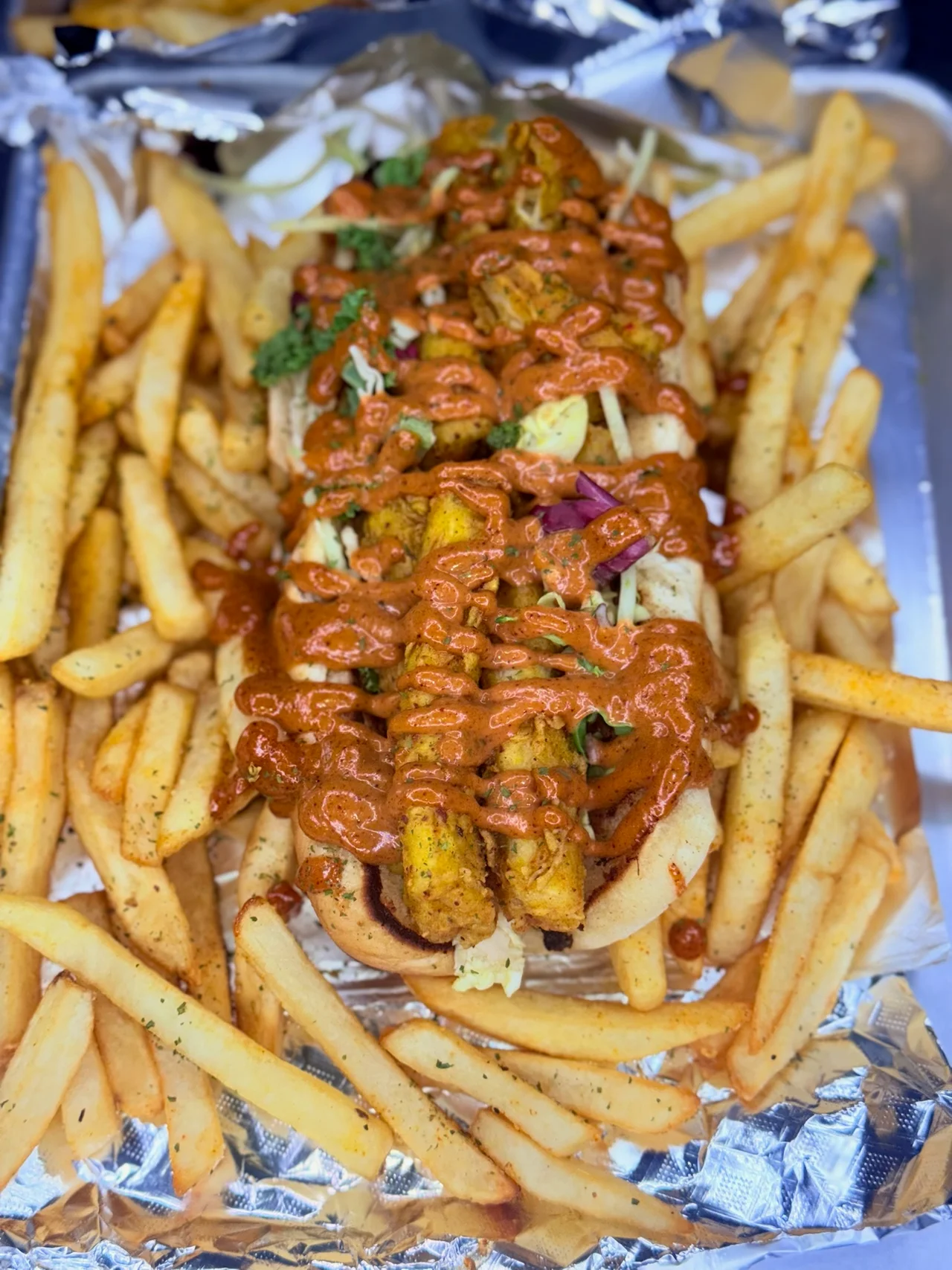 Yuhm Vegan Fish Sandwich