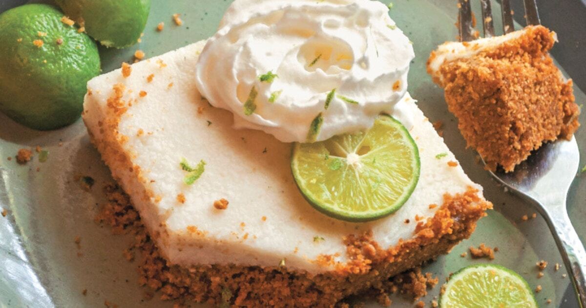Easy Vegan Key Lime Pie Bars With a Graham Cracker Crust | VegNews