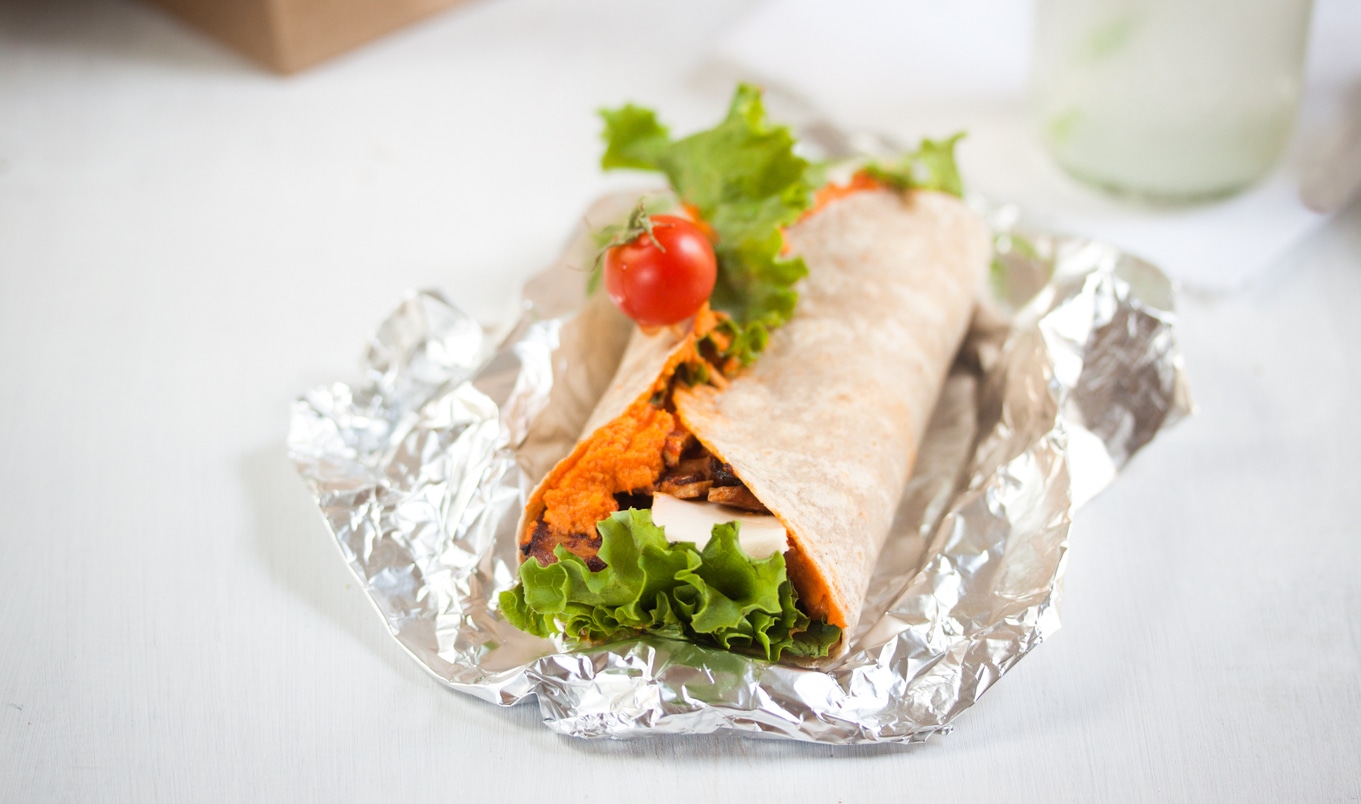Gluten-Free Vegan Pizza Wraps