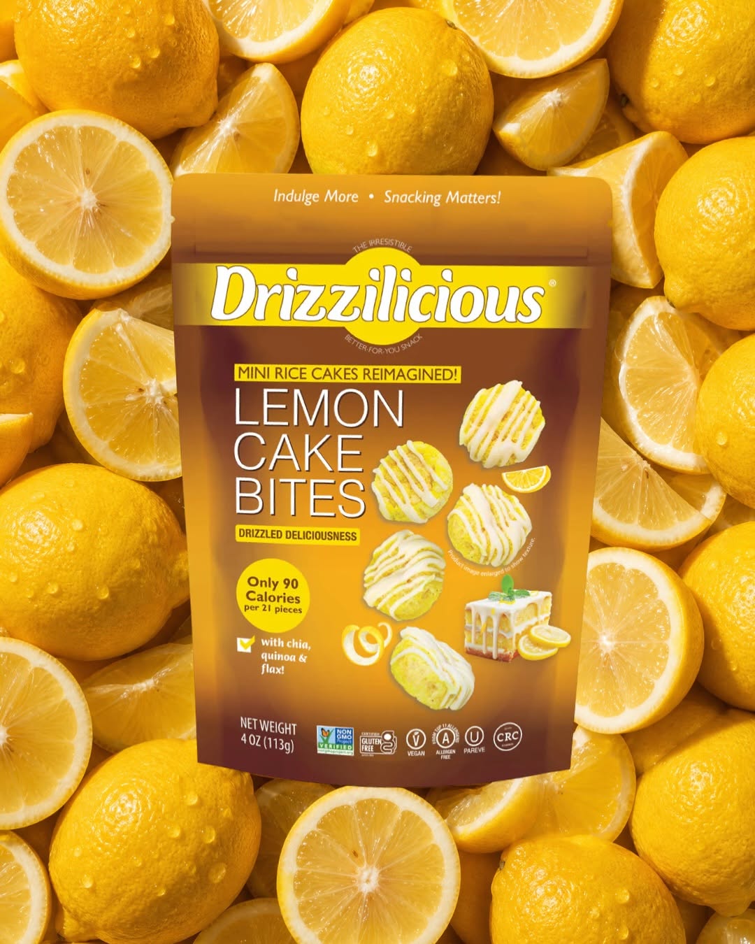 Drizzilicious lemon cake bites