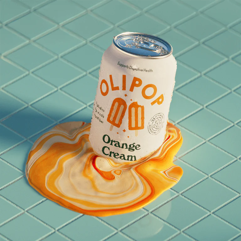 Orange Cream Prebiotic Soda
