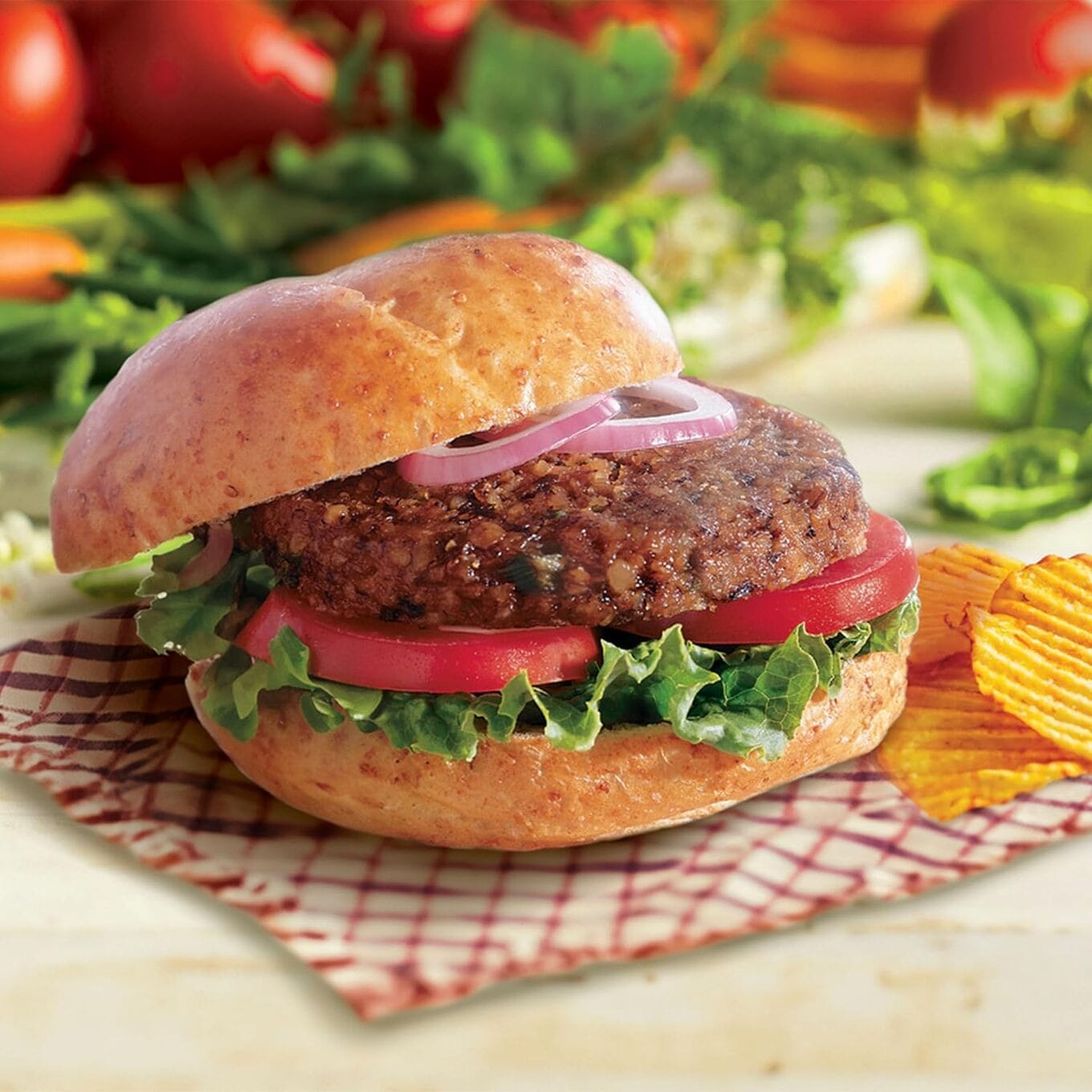 Amy's Organic burger