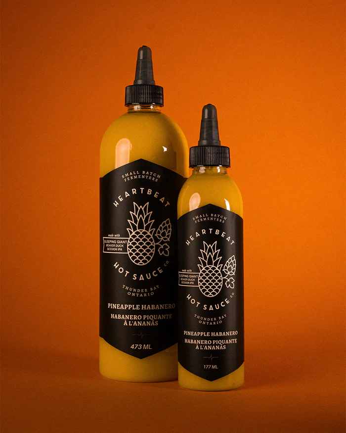 Pineapple habanero hot sauce