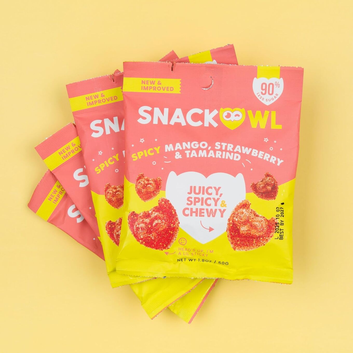 Spicy sour gummy candy