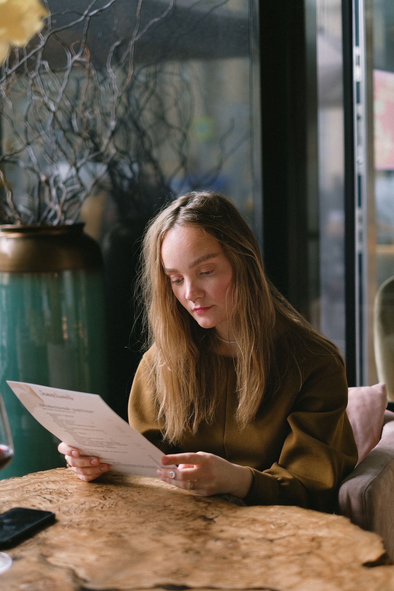 reading menu