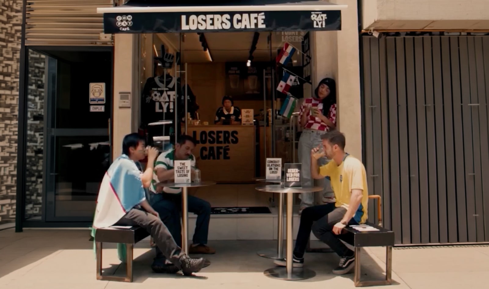 This Oat Milk Café Exists for One Reason: Free Drinks for World Cup "Losers"