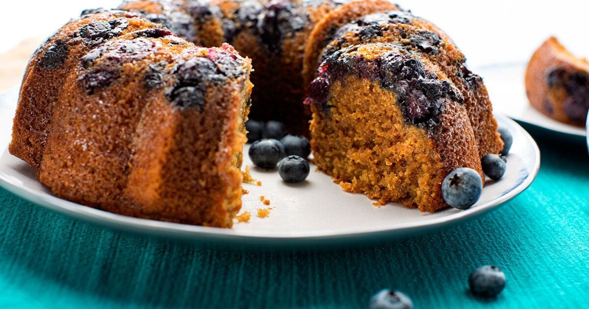 Vegan Blueberry-Orange Bundt Cake | VegNews