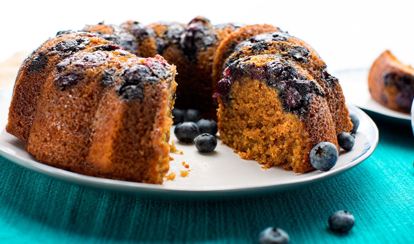 Vegan Blueberry-Orange Bundt Cake