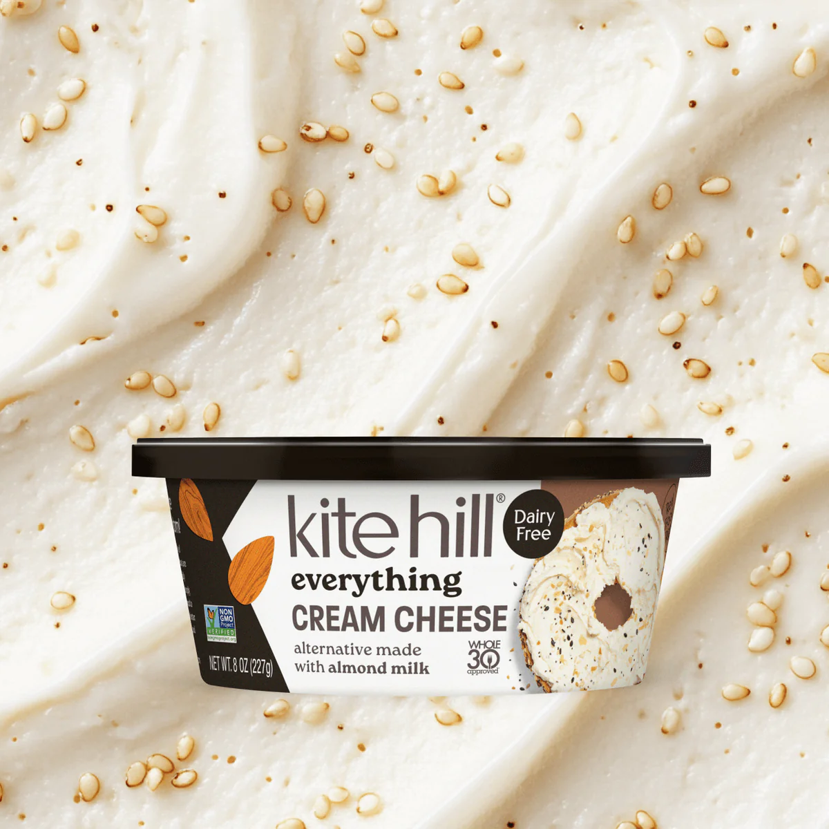Kite Hill everything cream cheese