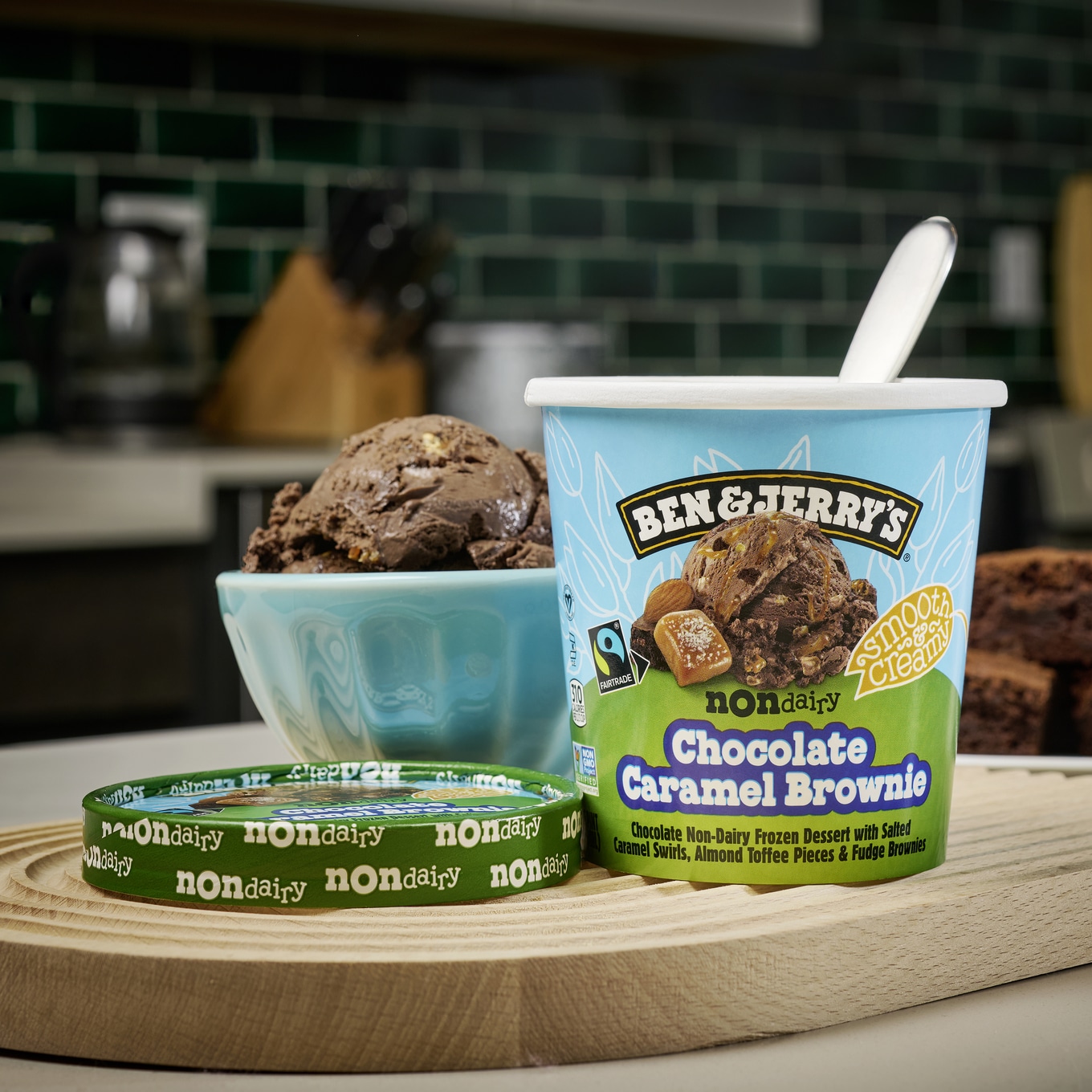Ben & Jerrys Chocolate Caramel Brownie