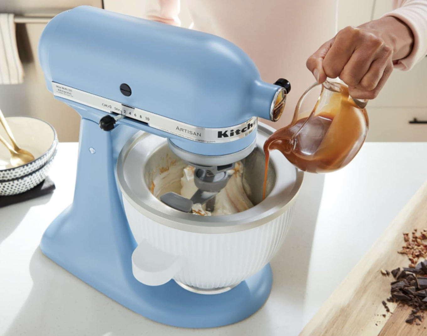 KitchenAid into an ice cream machine