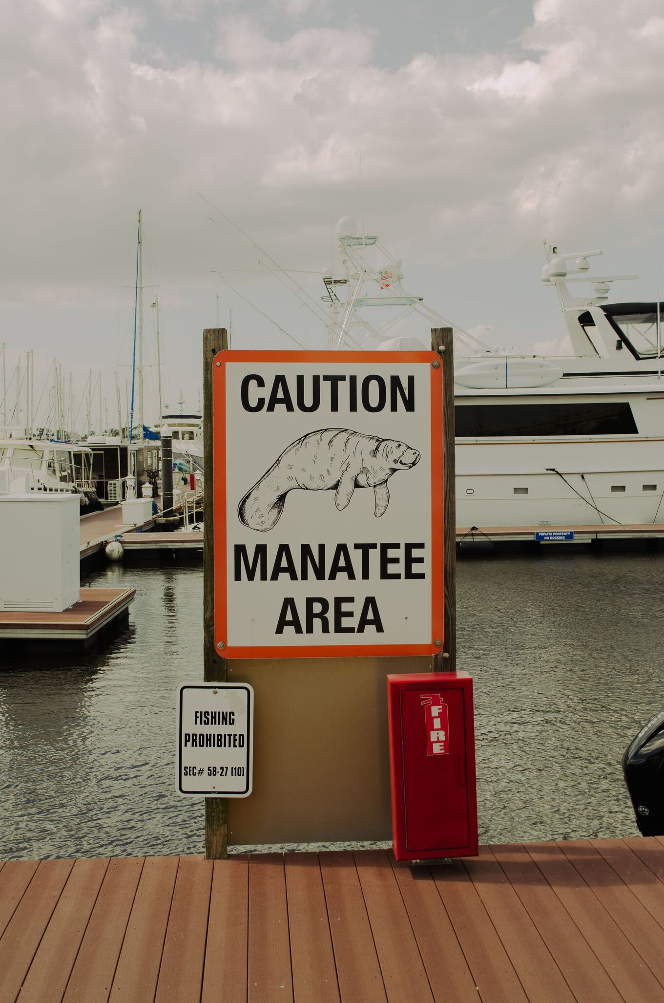 manatee sign