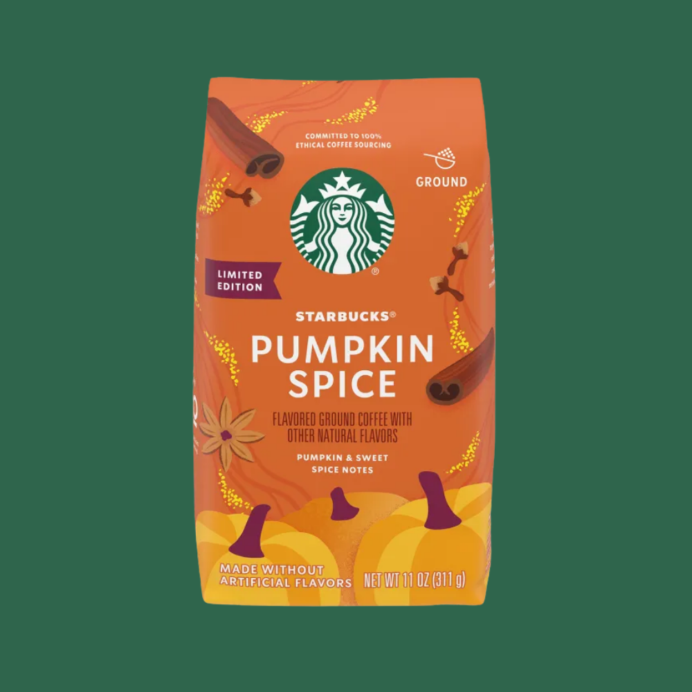 Starbucks Pumpkin Spice Flavored Coffee