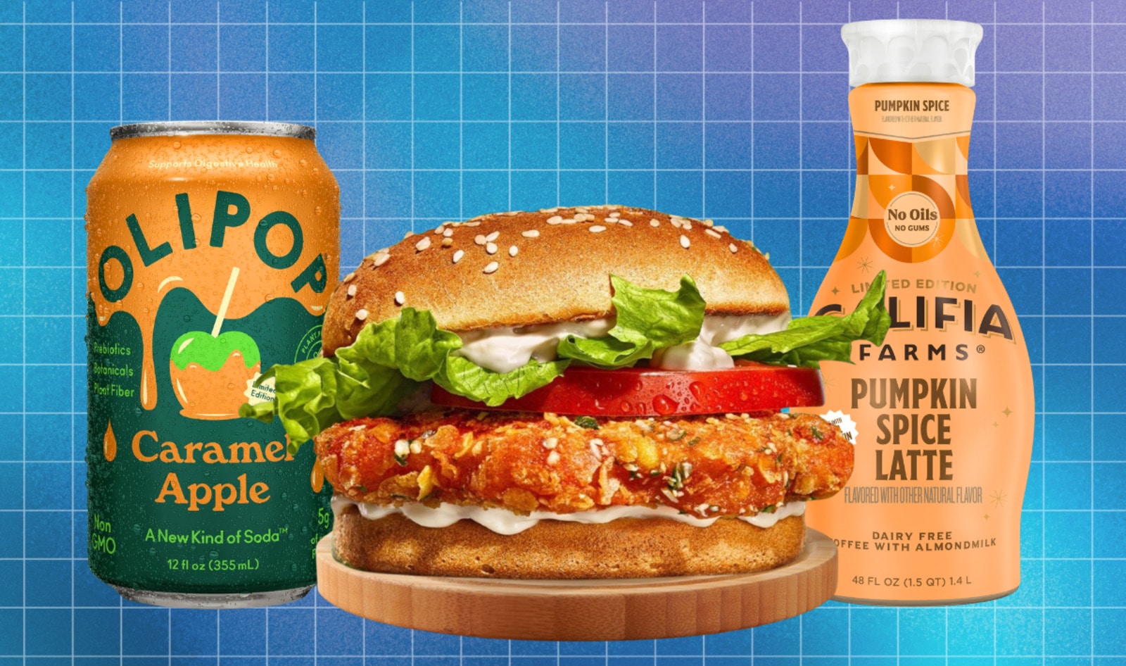 Burger King's Vegan Chicken Sandwich, Caramel Apple Soda, and More Plant-Based Food News
