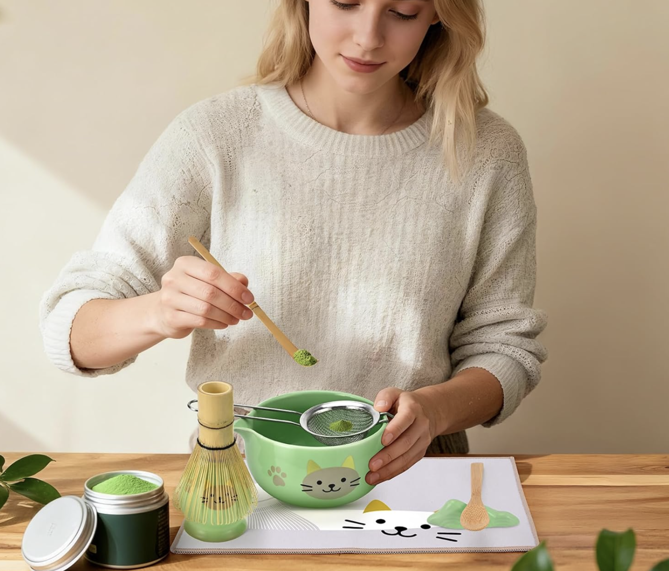 Matcha whisk set