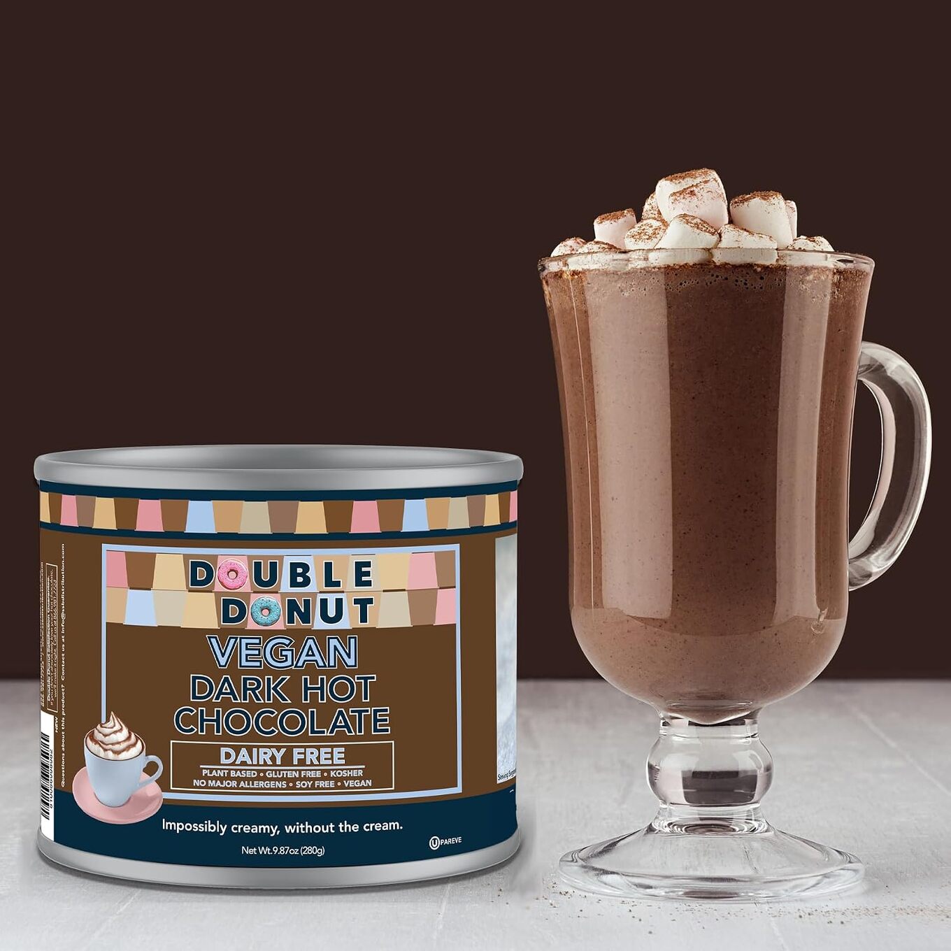 Double Donut's Vegan Dark Hot Chocolate