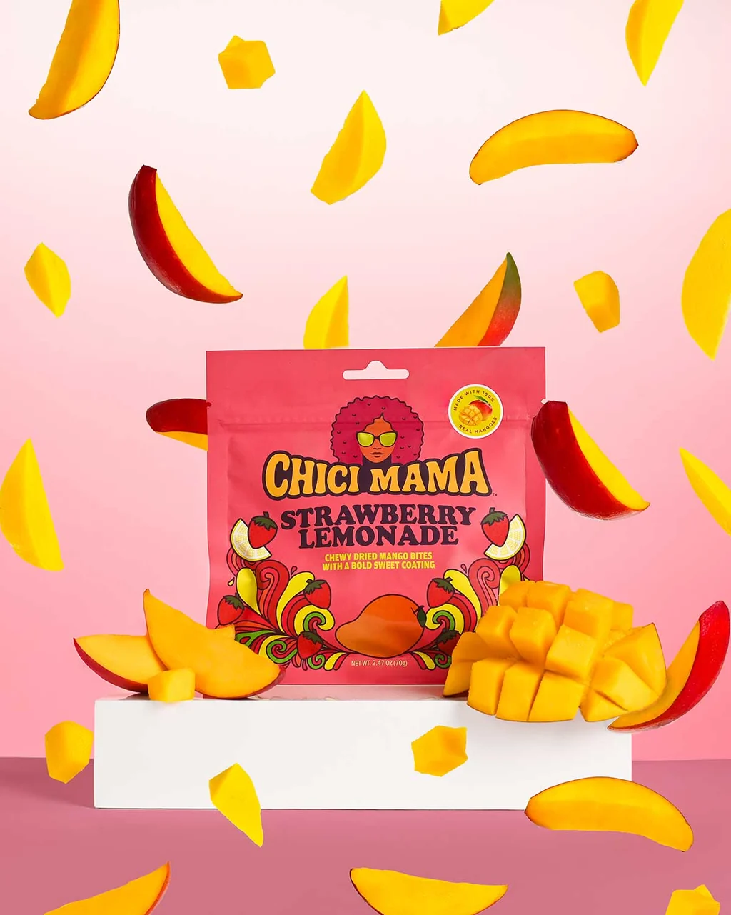 Chici Mama's Strawberry Lemonade Mango Bites