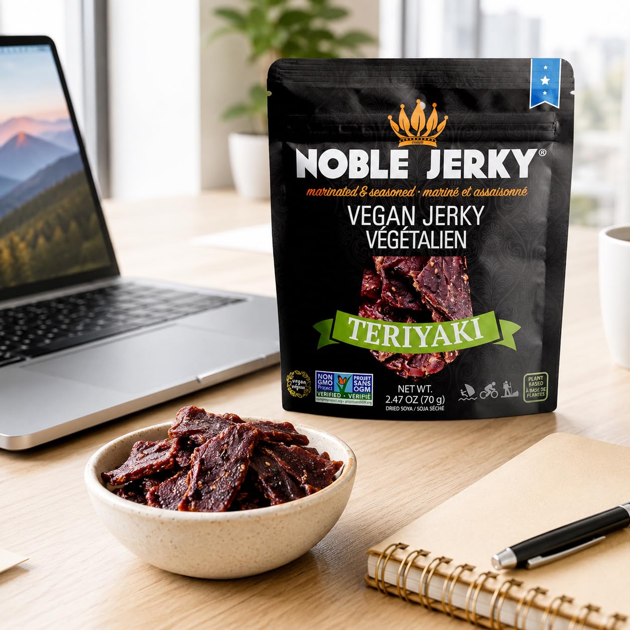 Noble's Teriyaki Vegan Jerky