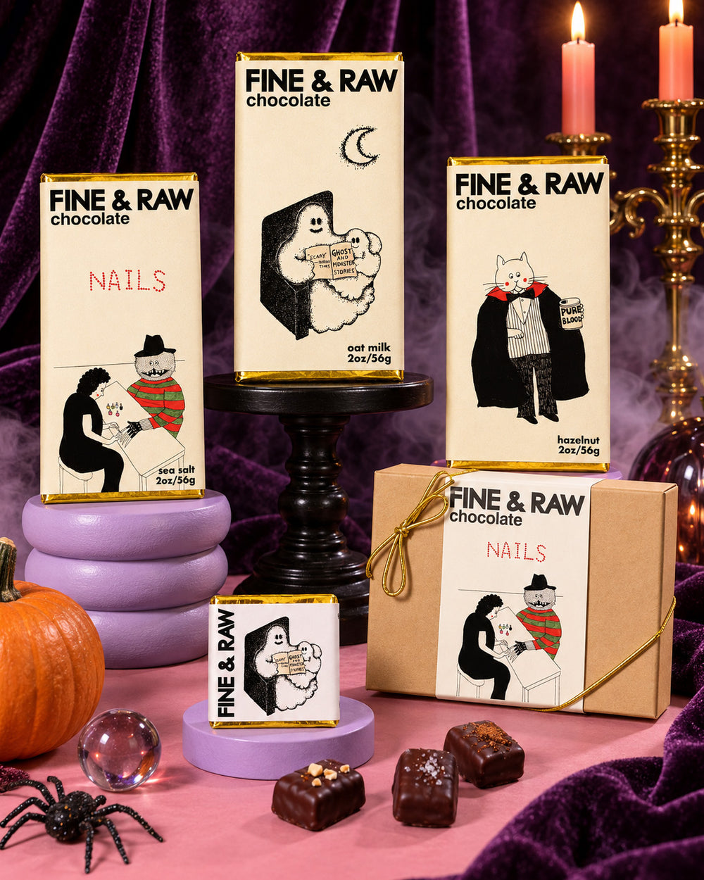 Fine and Raw halloween bars