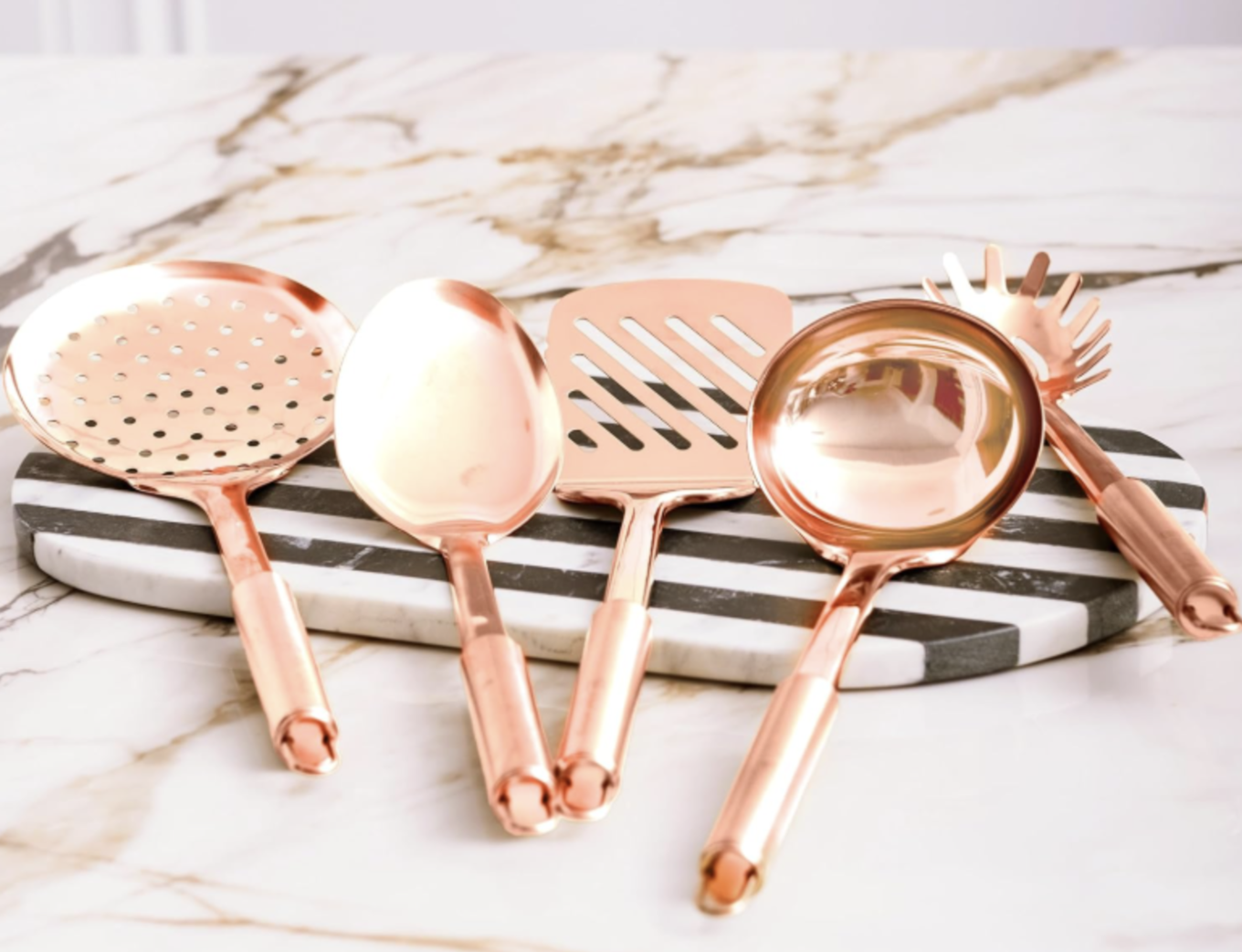 Styled Settings Copper Kitchen Utensils