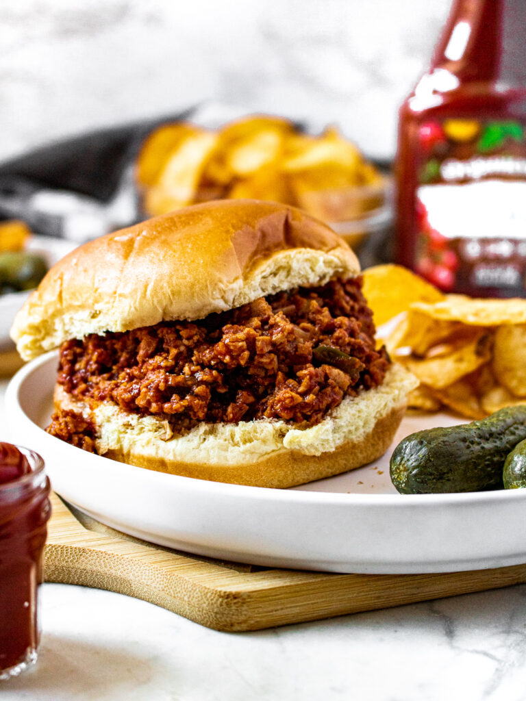 Vegan Sloppy Joes with TVP