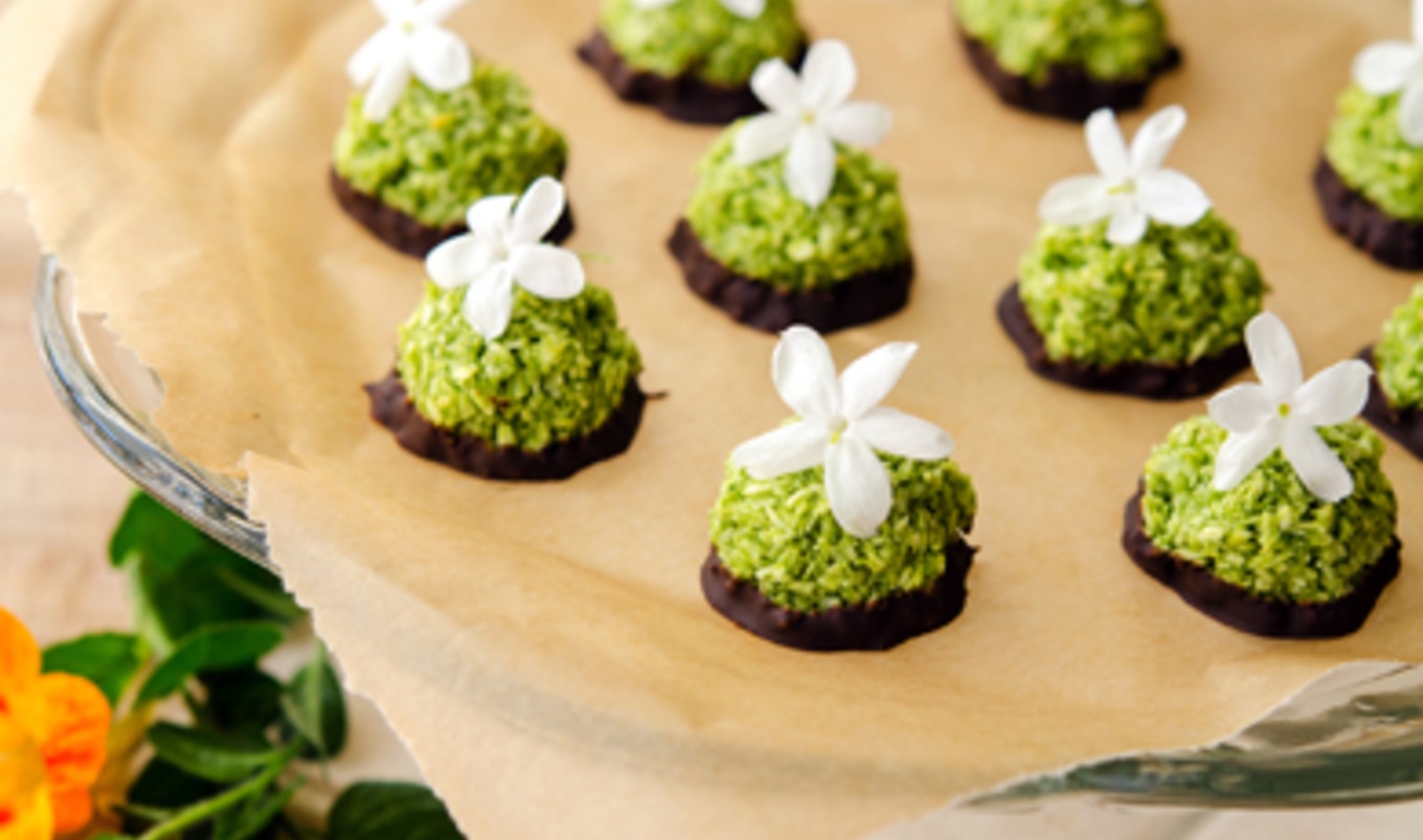 Vegan Springtime Macaroons