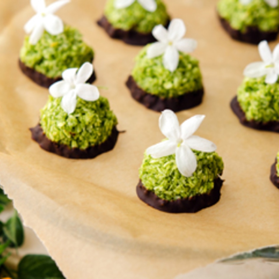 Vegan Springtime Macaroons