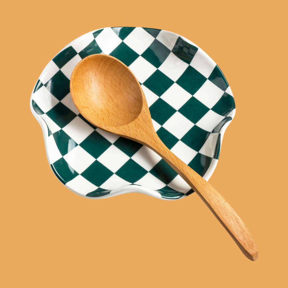 Miamolo Checkered Spoon Rest 