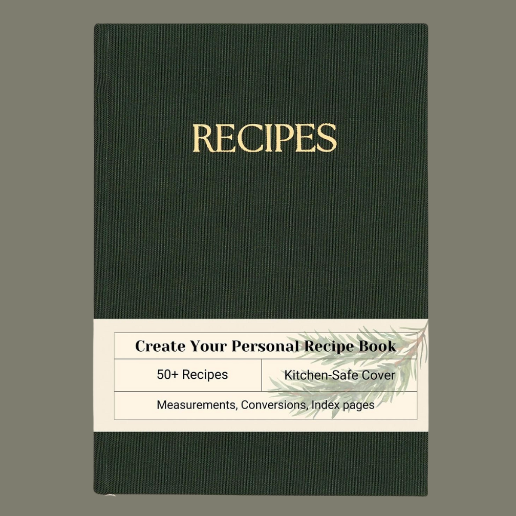 Blank Recipe Journal Notebook