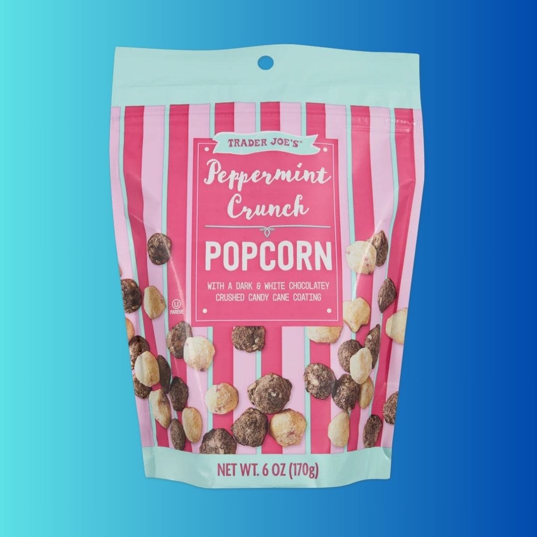 Trader Joe's peppermint popcorn