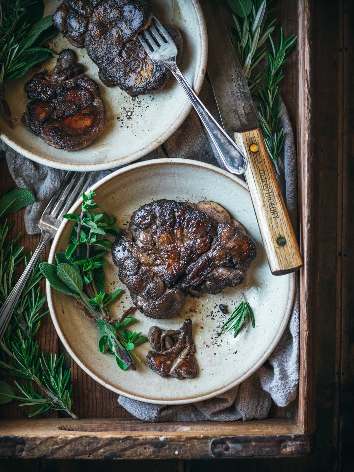 Lion's Mane Mushroom Steak
