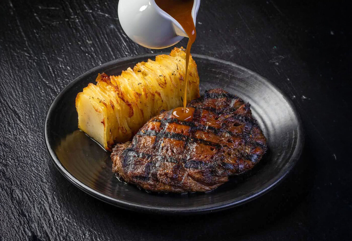 Crossroads-Kitchen-Lions-Mane-Steak-and-Truffle-Potatoes