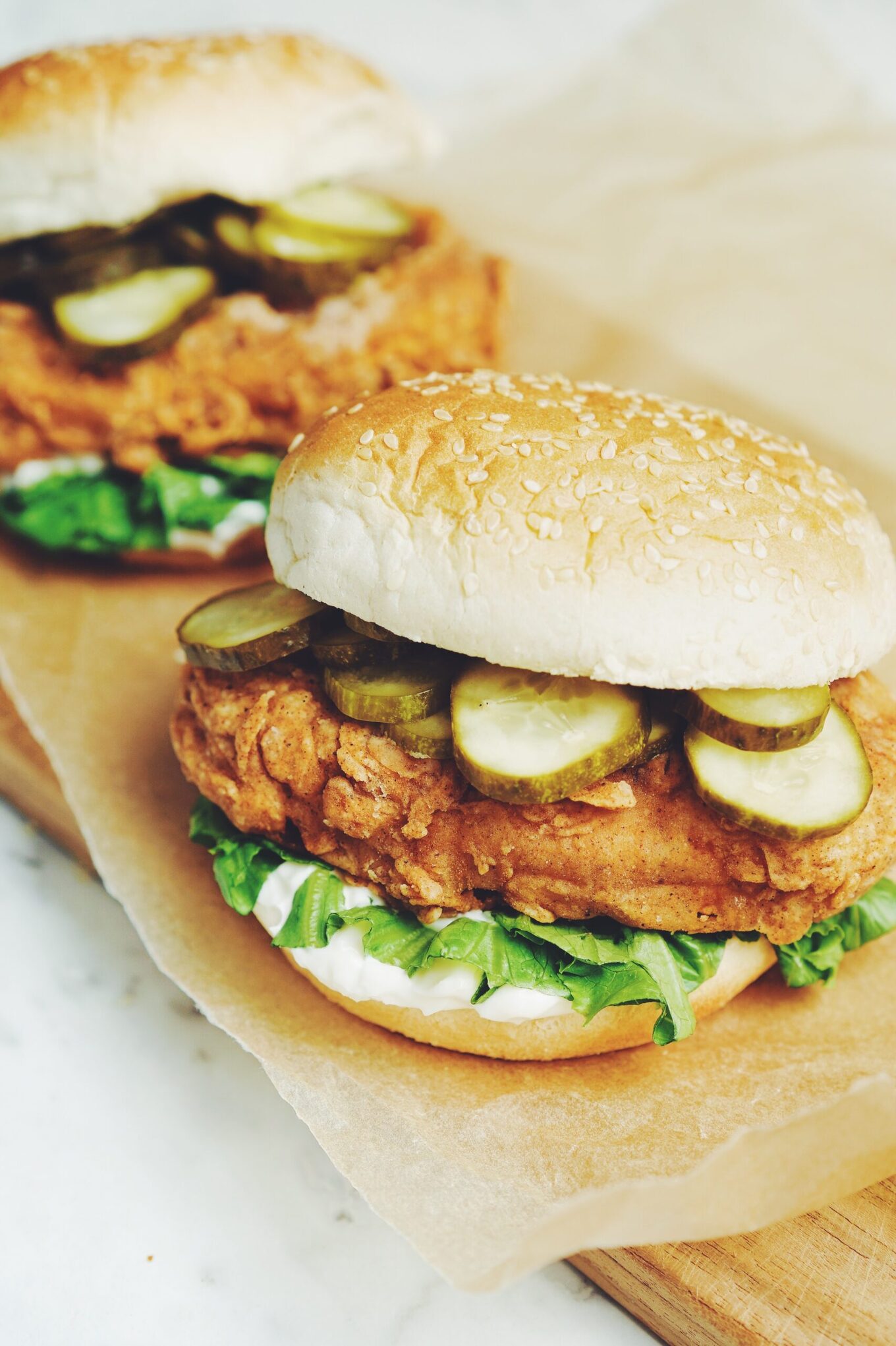 Vegan Fried Chicken Sandwich