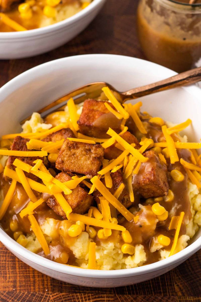 Copycat Vegan KFC Famous Bowls