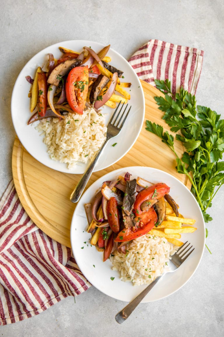 Vegan Lomo Saltado