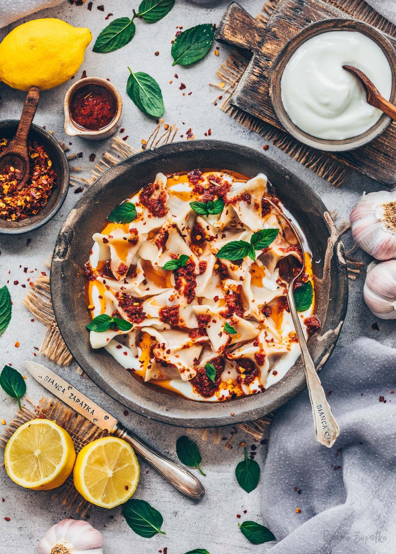 Vegan Manti Dumplings (Turkish Ravioli) 