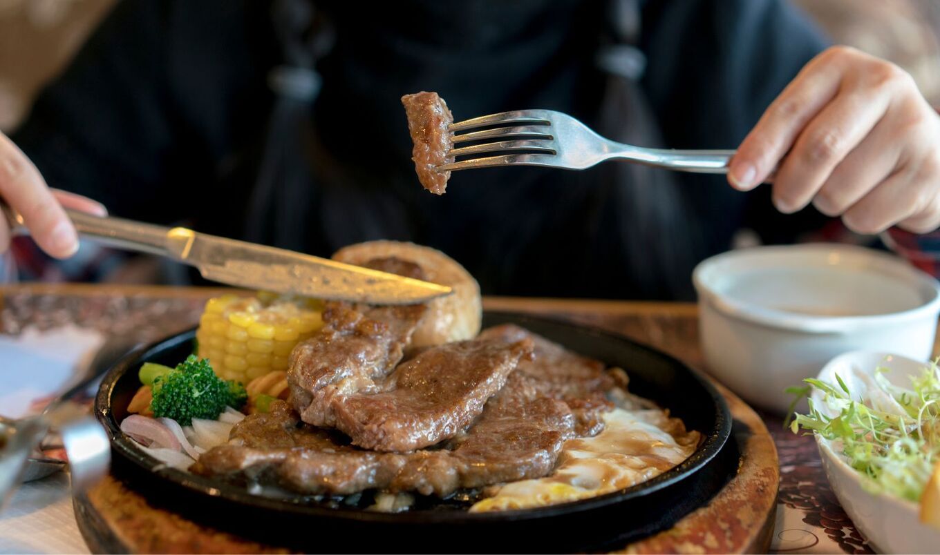 eating real meat keto