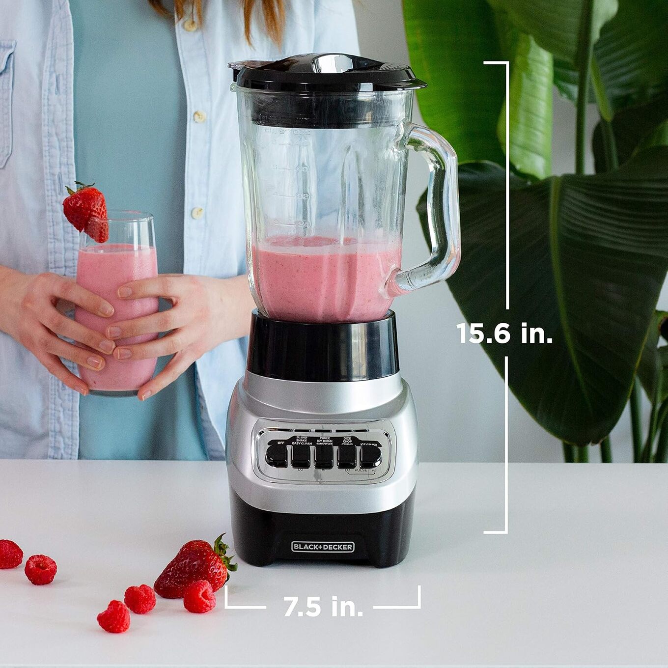 Black + Decker PowerCrush Countertop Blender