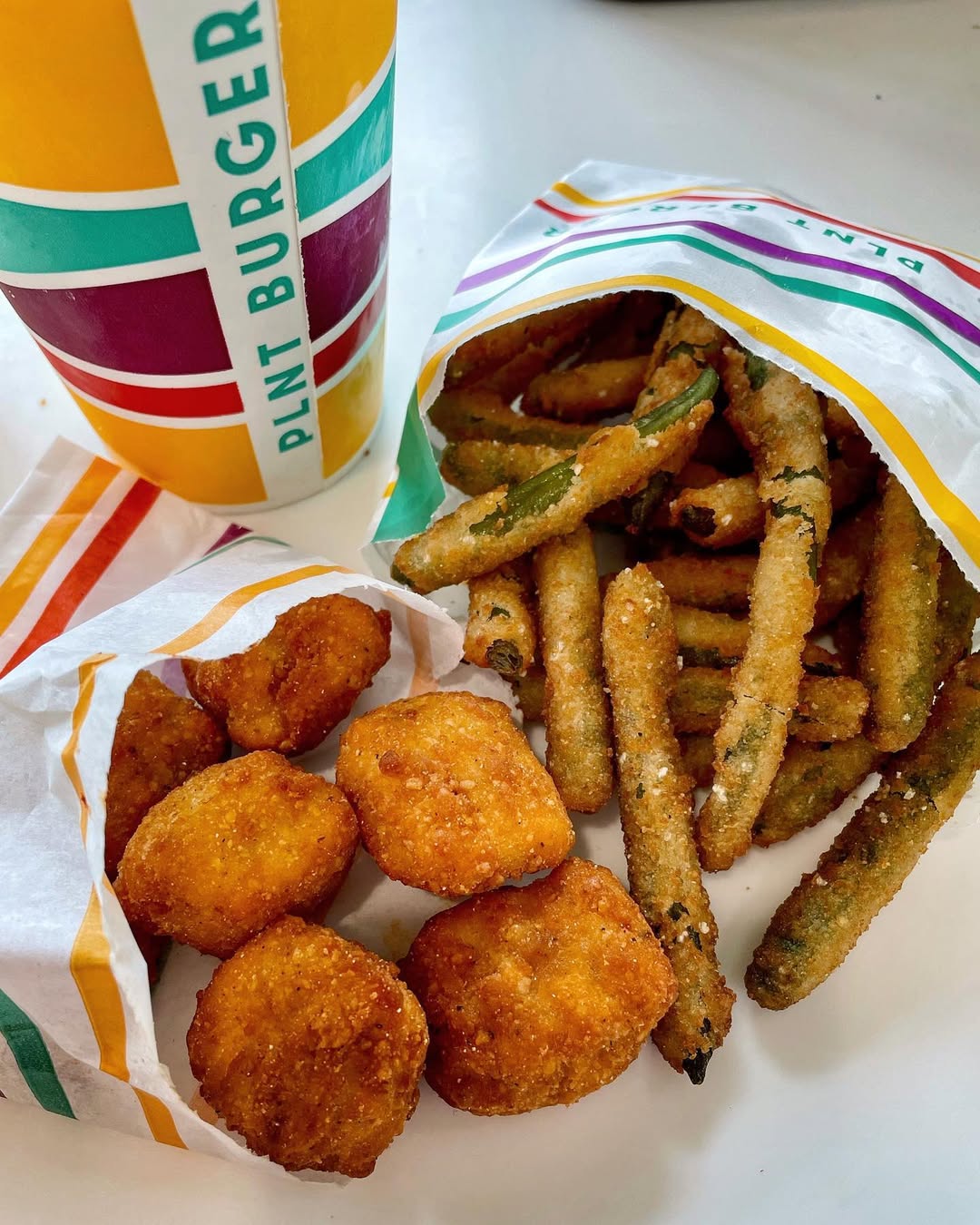 nuggets and Green Bean Fries