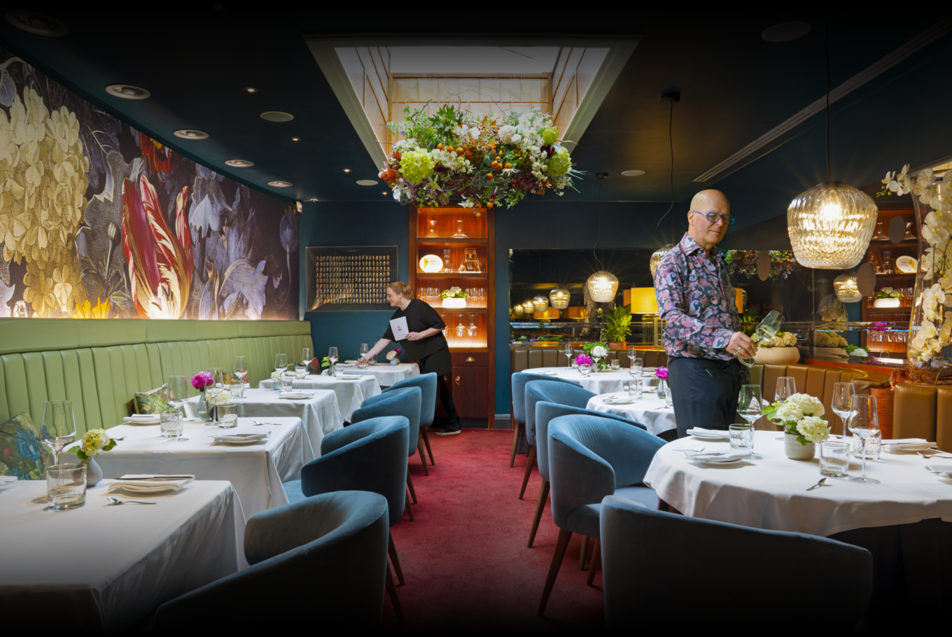 Pied à Terre dining room