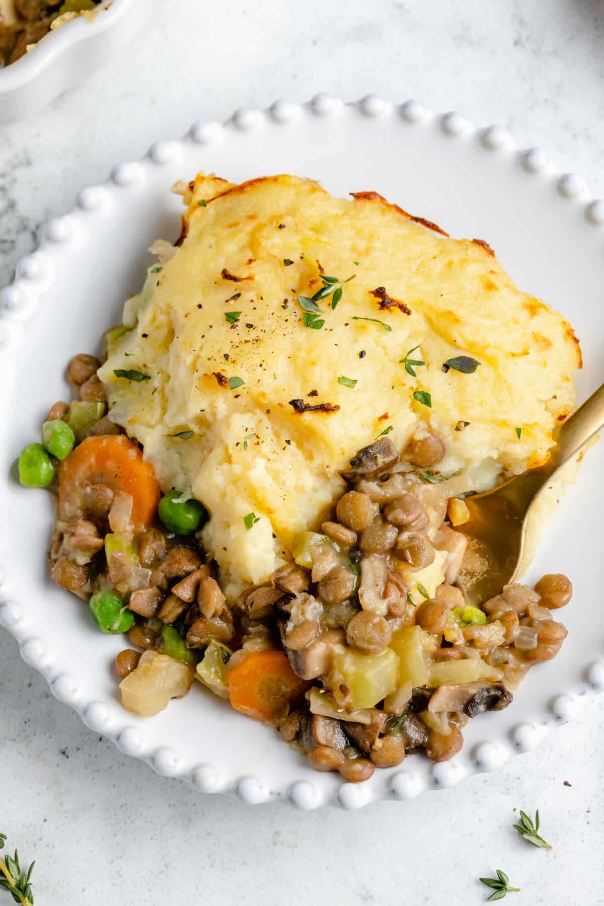 Vegan Shepherd’s Pie With Mushrooms and Lentils