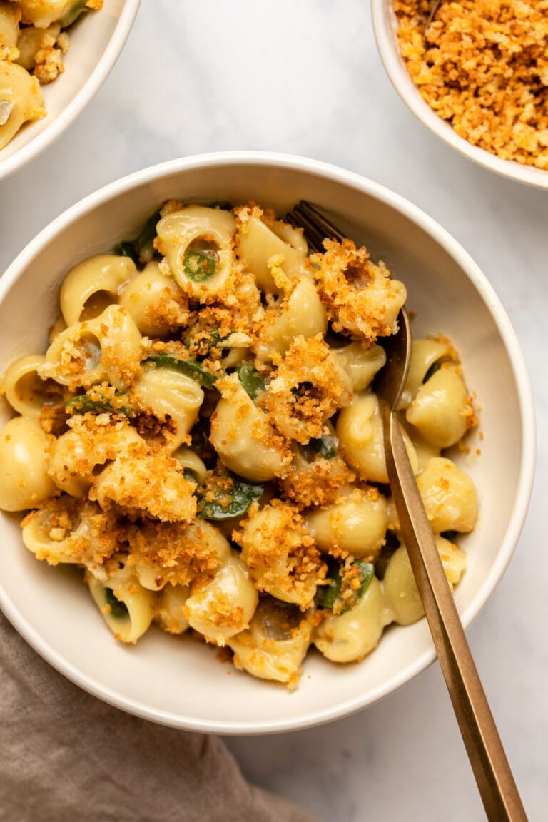 One Pot Vegan Jalapeño Mac & Cheese
