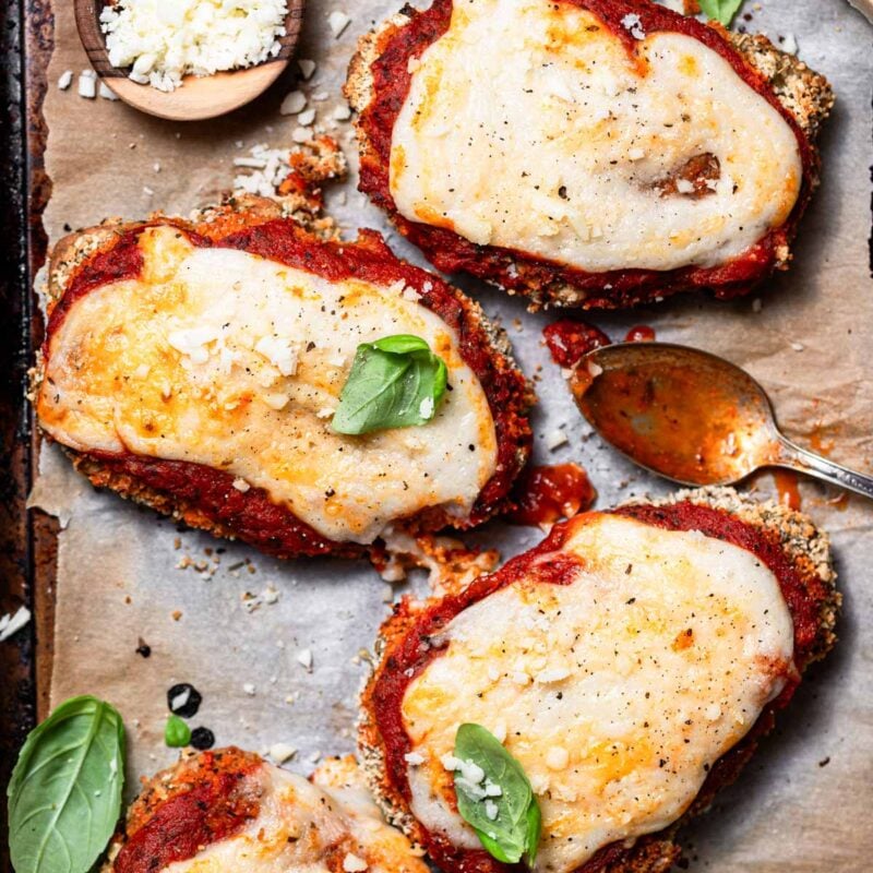 Vegan Chicken Parmesan With Seitan